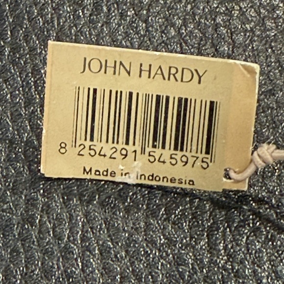 John Hardy 36" Sterling Silver Bamboo Shaped Station Chain Link Necklace - Picture 8 of 9